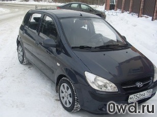 Битый автомобиль Hyundai Getz